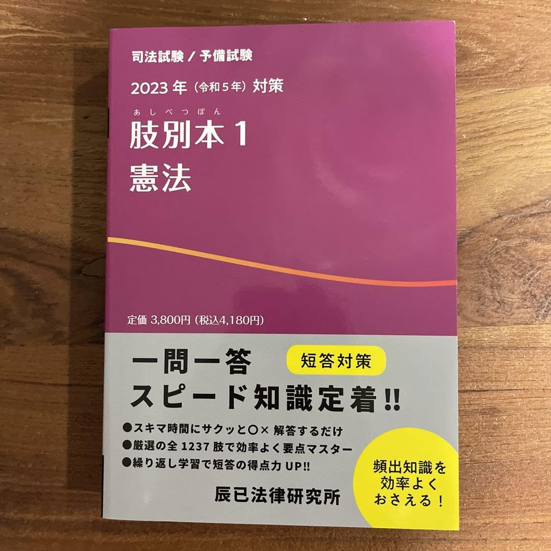 2023年(令和5年)対策 肢別本4民法② 辰巳法律研究